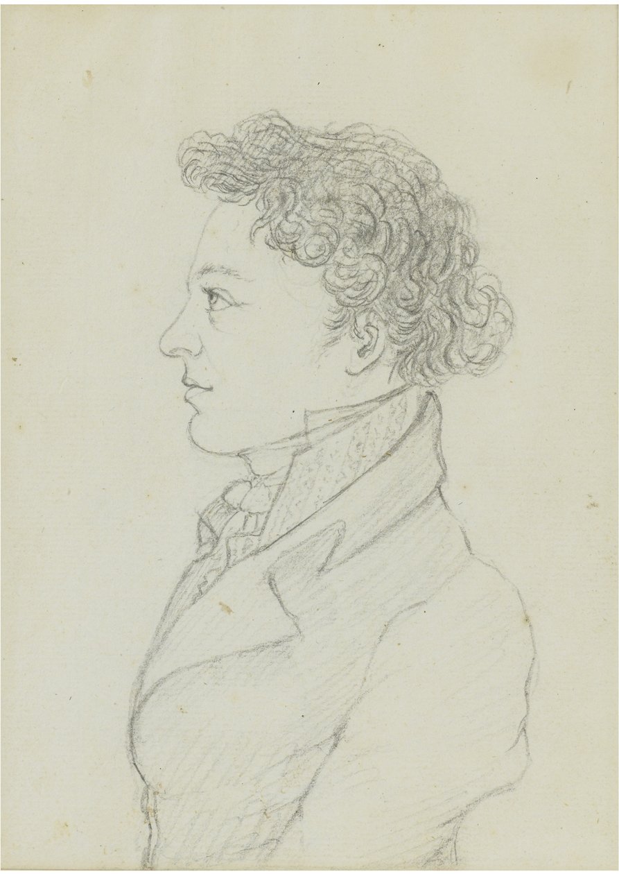 Franz Schubert 1797-1828, i en alder av 17 år, ca 1814 av Franz von Schober