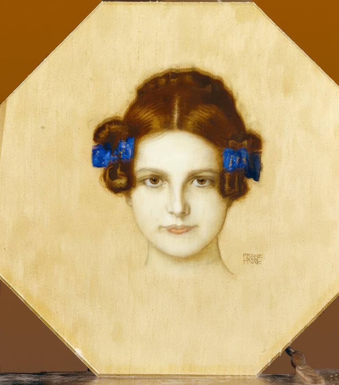 Franz von Stuck, Mary med blå bånd av Franz von Stuck