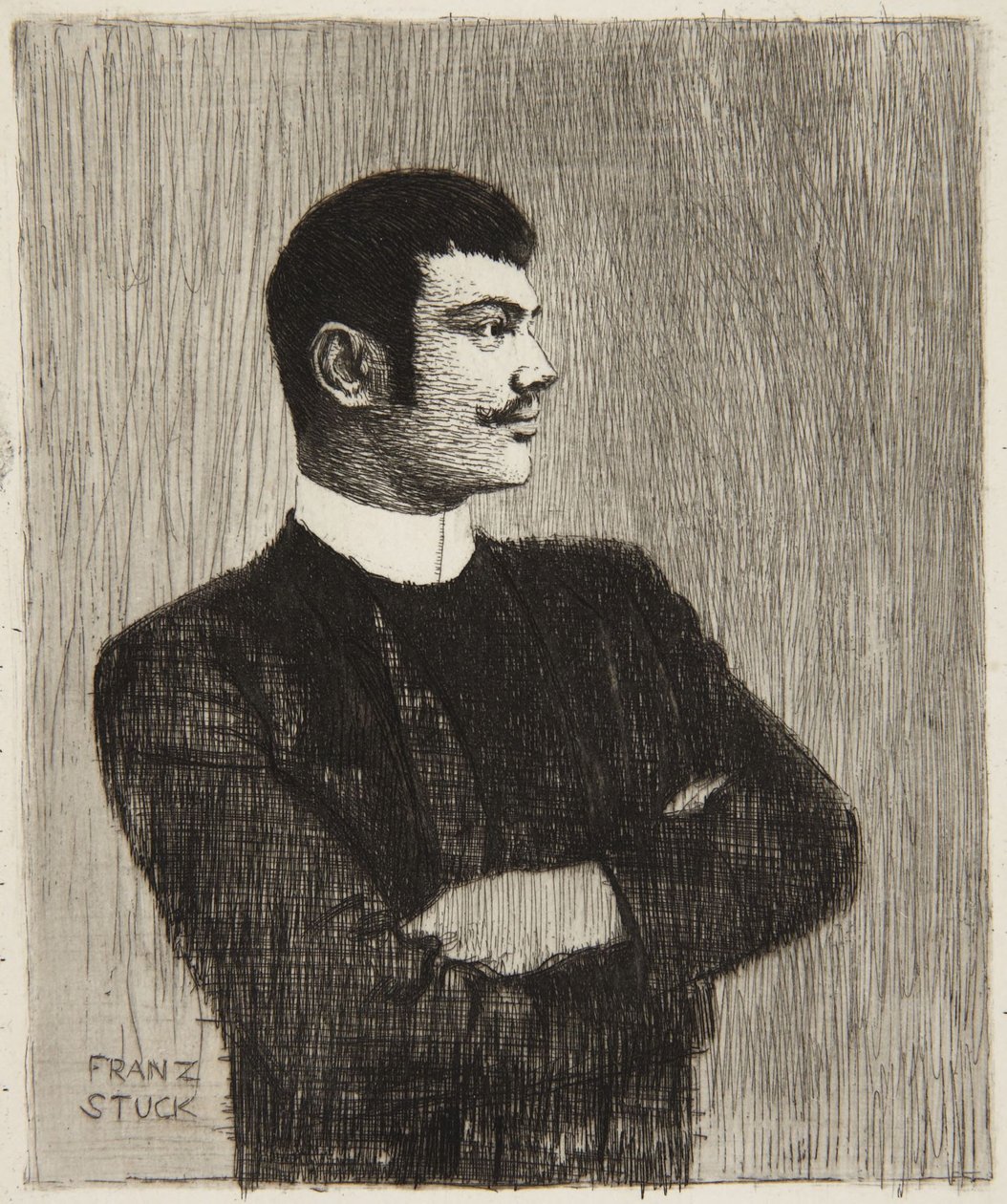 Selvportrett av Franz von Stuck
