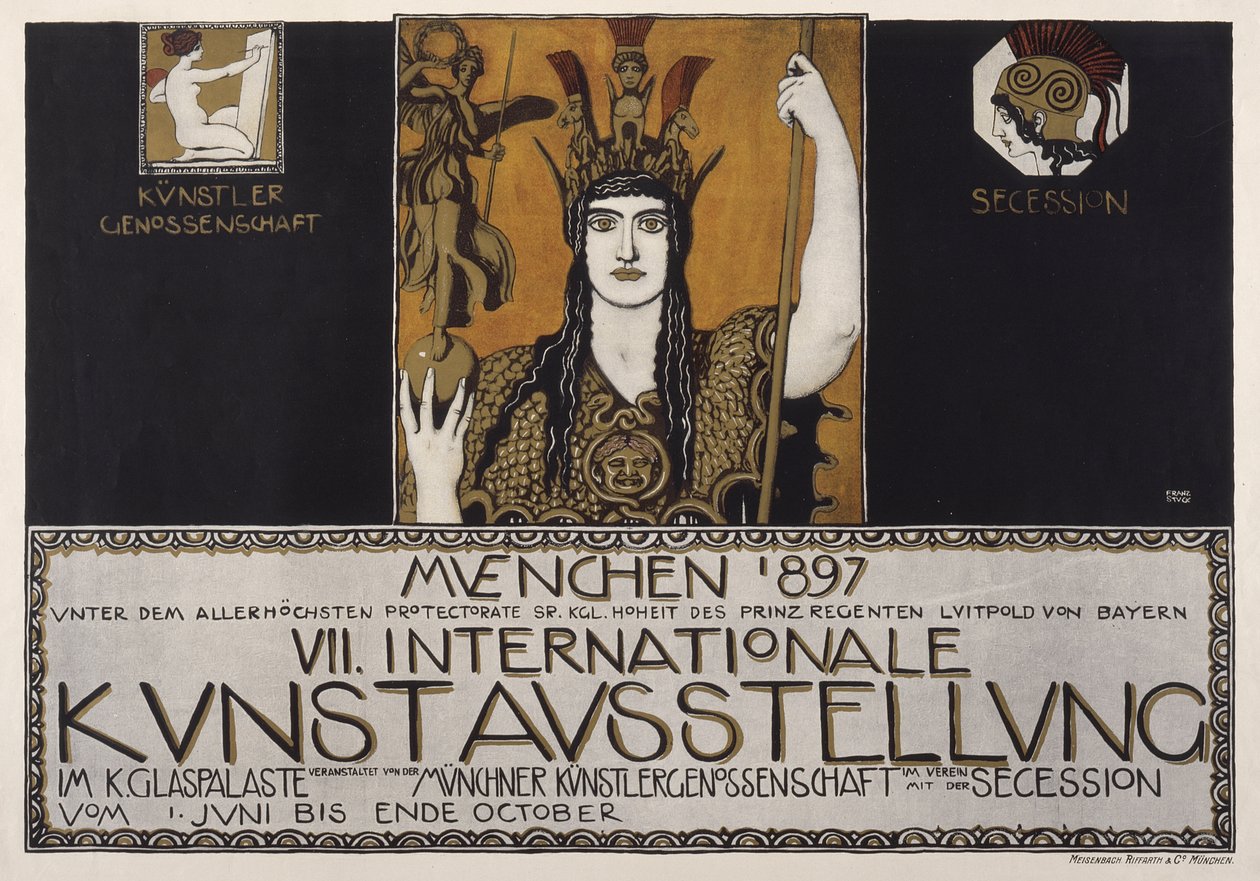 Sjuende internasjonale kunstutstilling, München 1897 av Franz von Stuck