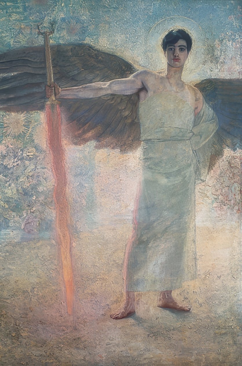 Paradisets vokter. 1889 av Franz von Stuck