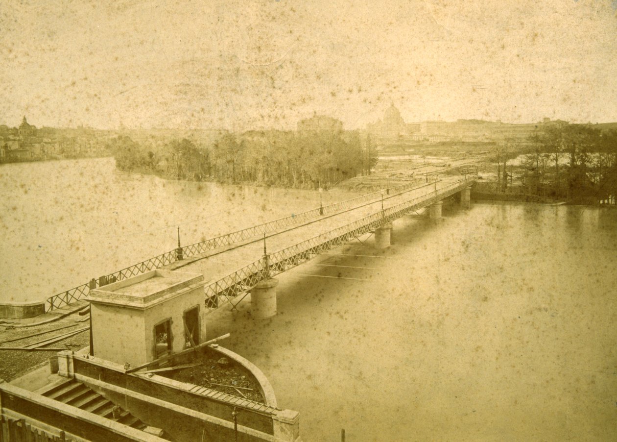 Porto di Ripetta under flommen i 1878, 1878 av Fratelli D