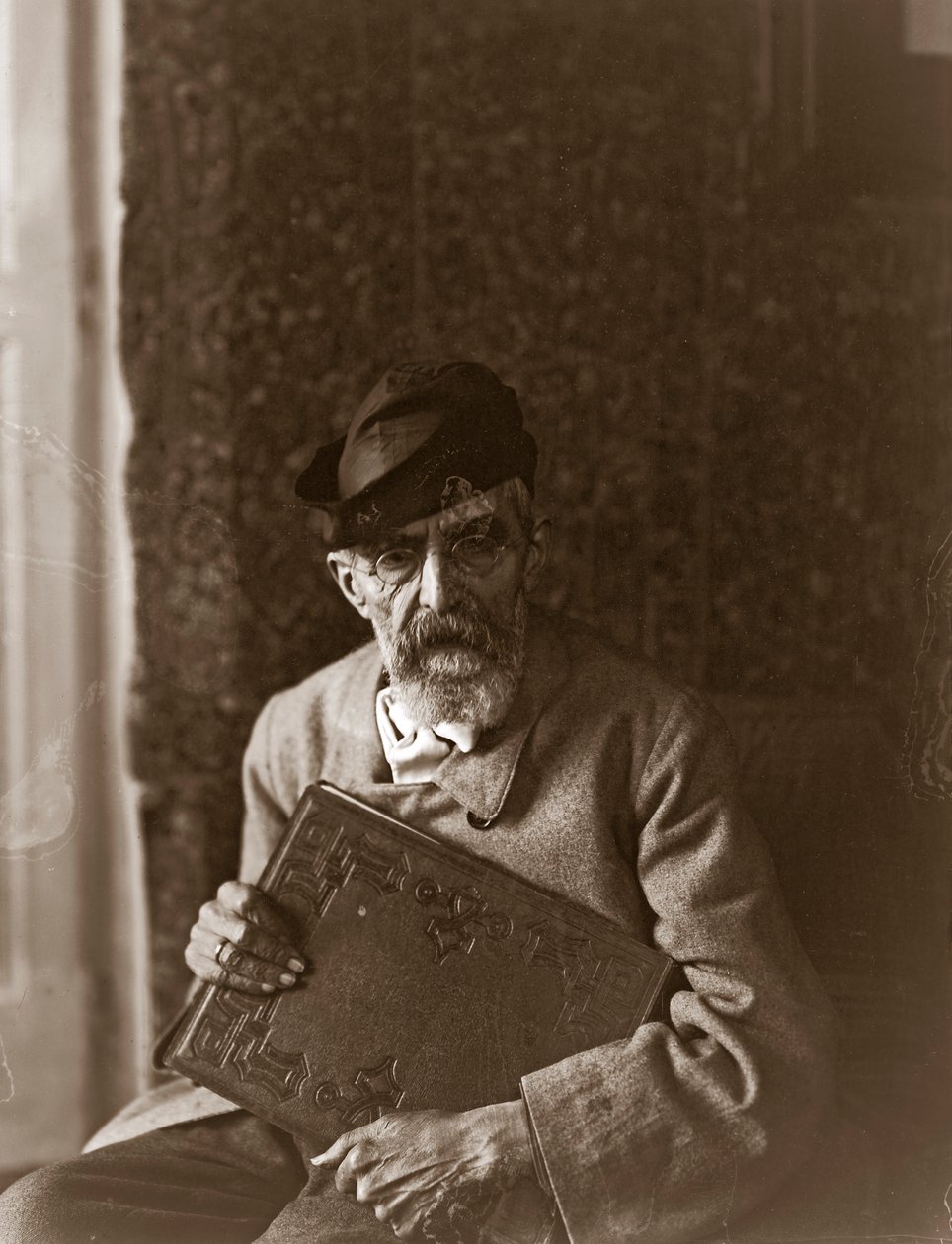 Portrett av den italienske maleren Domenico Morelli (1826-1901) av Fratelli Alinari Fratelli Alinari