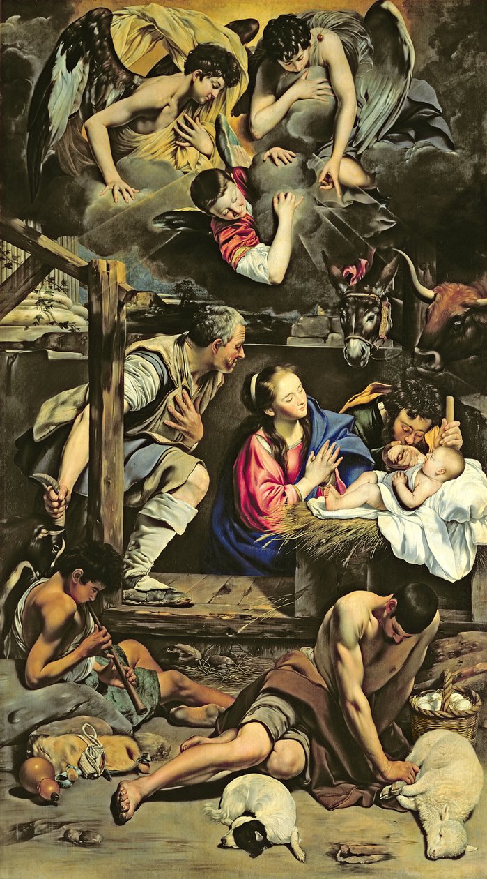 Hyrdenes tilbedelse, 1612 av Juan Bautista Maíno