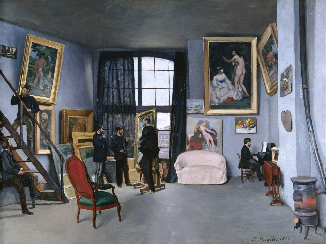 Studio Bazilles av Jean Frederic Bazille