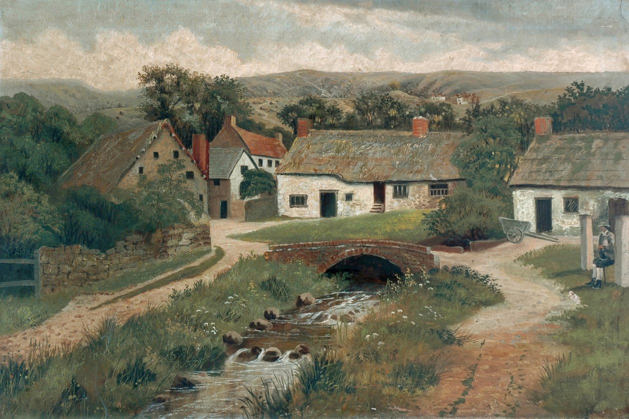 Ilkley Bridge, 1893 av Fred Challacombe