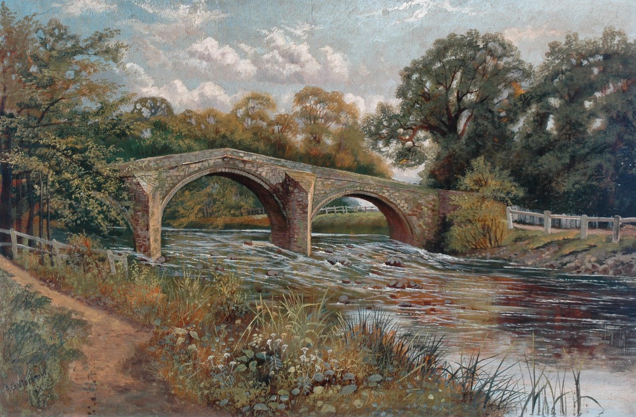 Utsikt over Ilkley, 1893 av Fred Challacombe