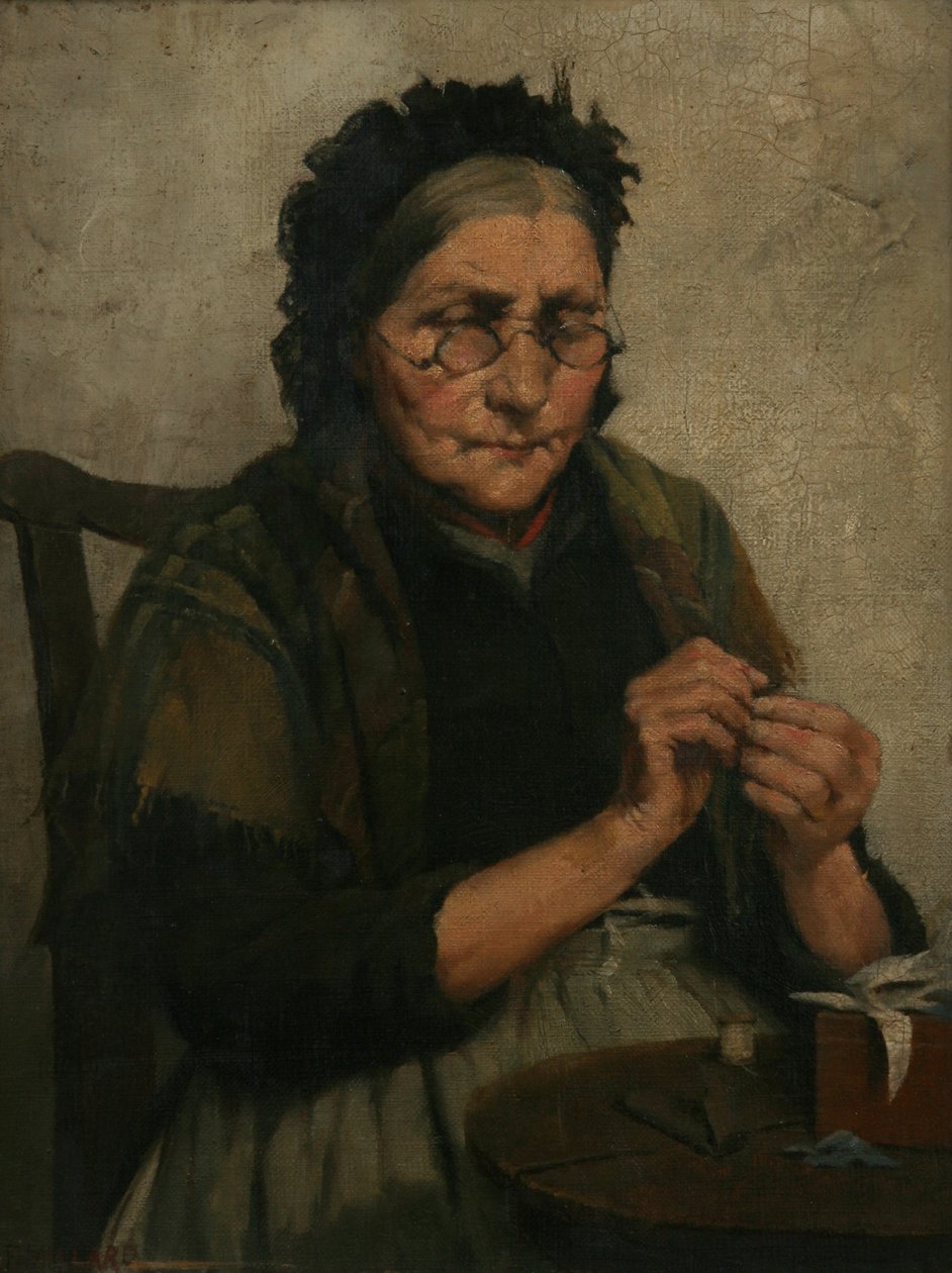 Livets tråd går jevnt som ennå, 1885 av Fred Millard