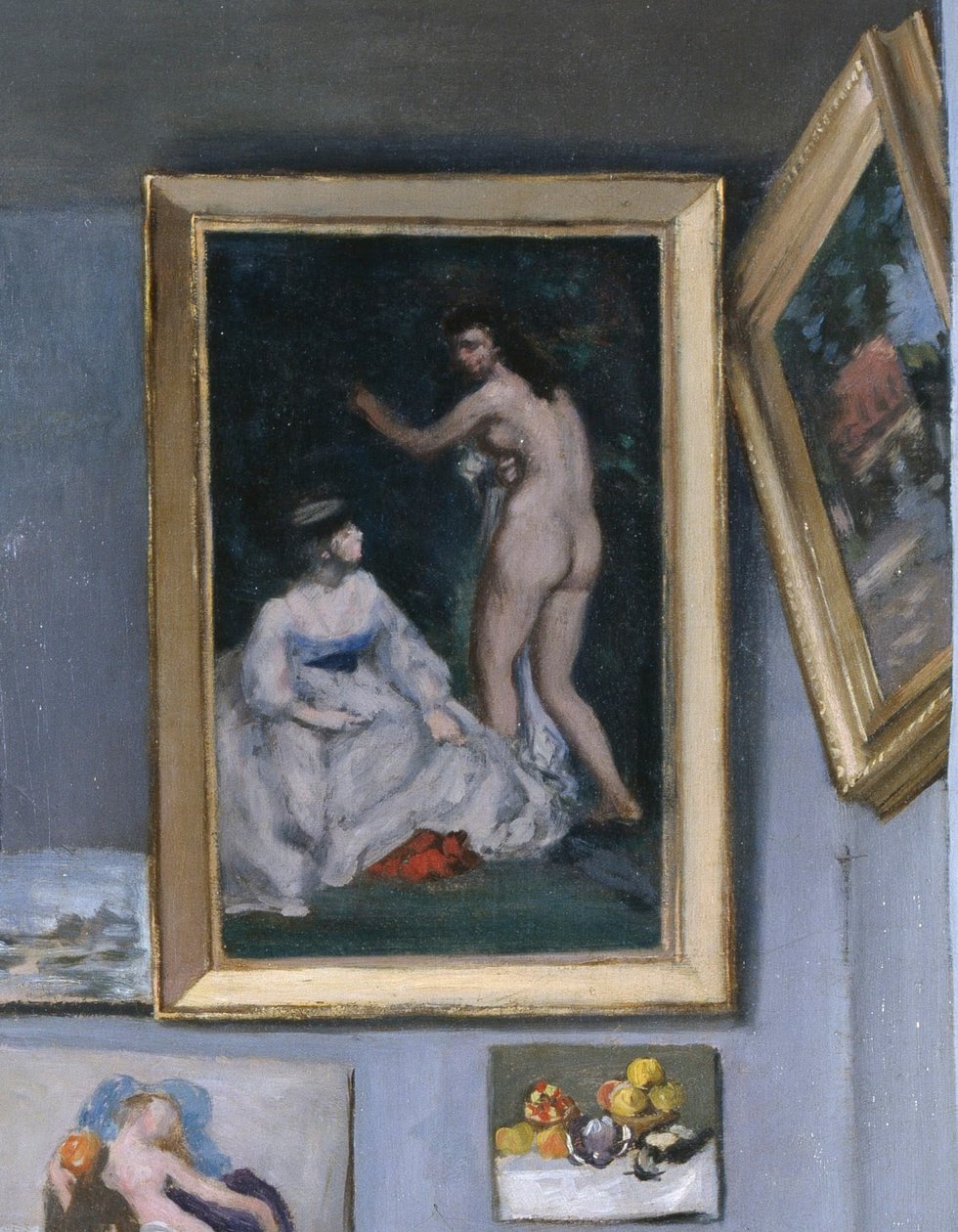 n Engelsk: BA i late grainer fikk NBA -kvalifikasjoner i IL, LES studio av Jean Frederic Bazille