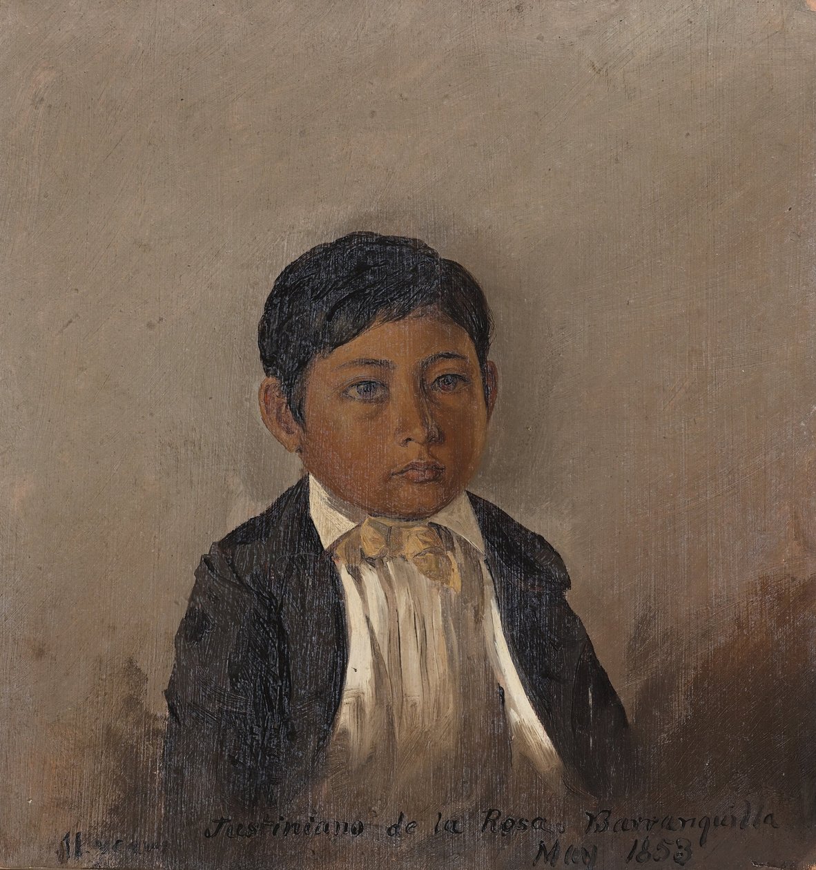 Colombia, Barranquilla, portrett av gutt av Frederic Edwin Church