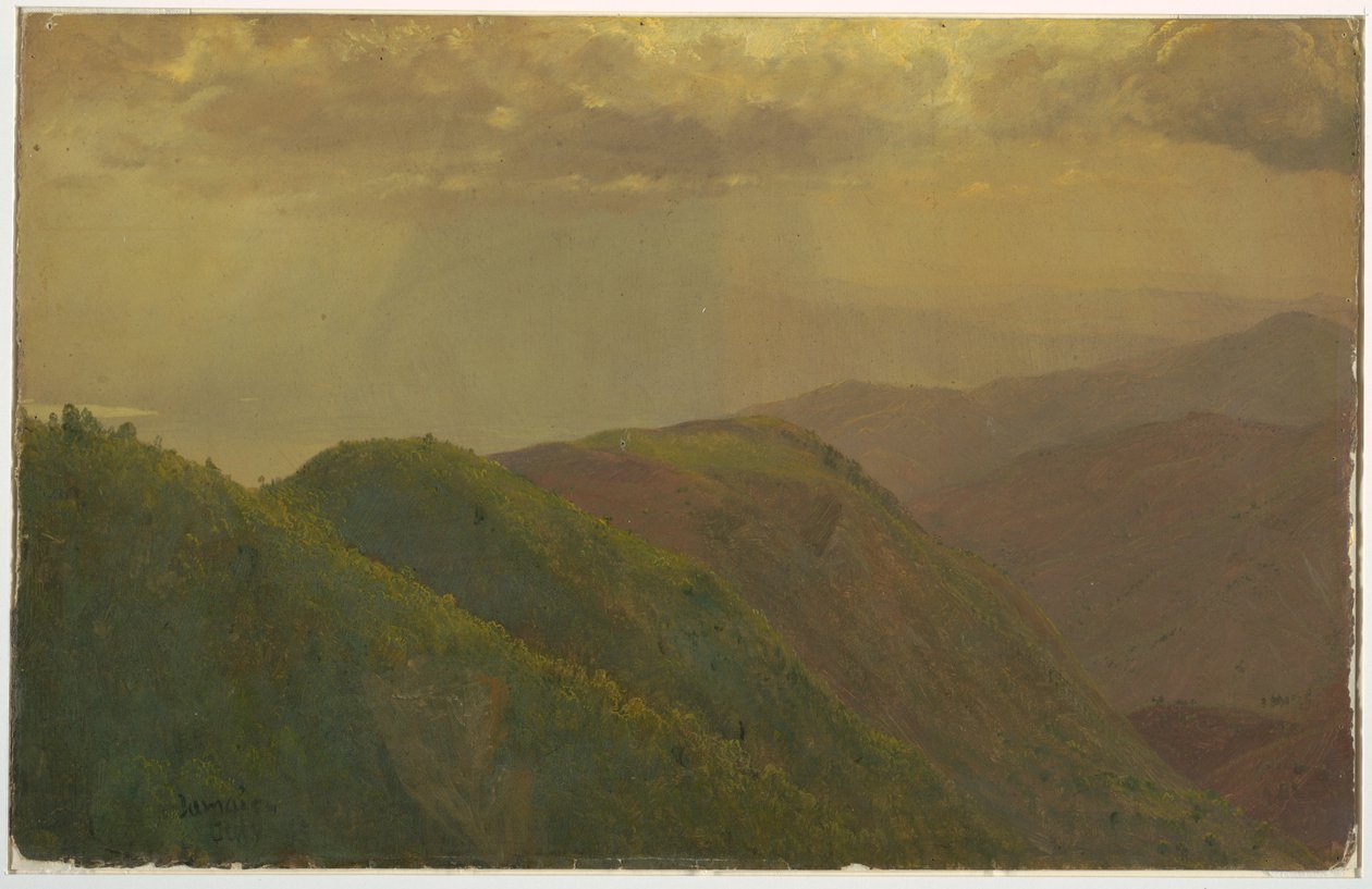 Landskap på Jamaica, Vestindia av Frederic Edwin Church
