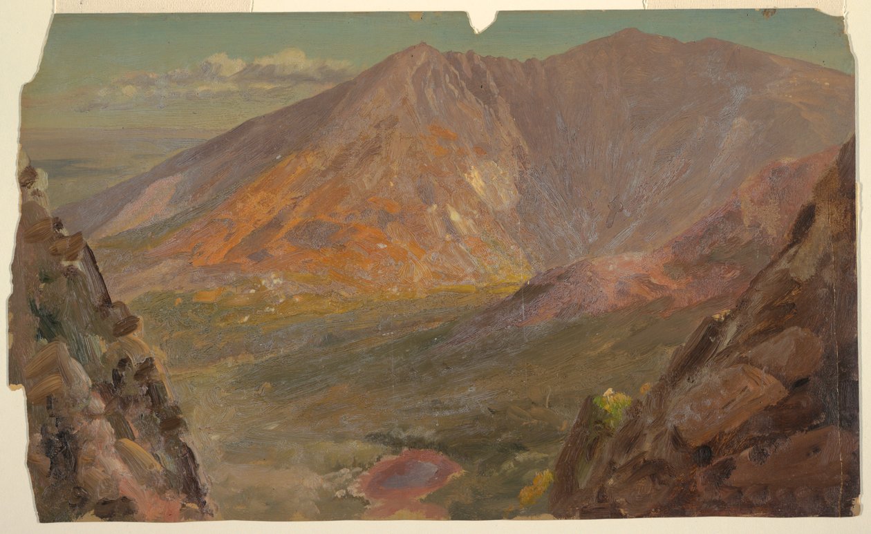 Mount Katahdin, Great Basin fra South Turner Mountain av Frederic Edwin Church
