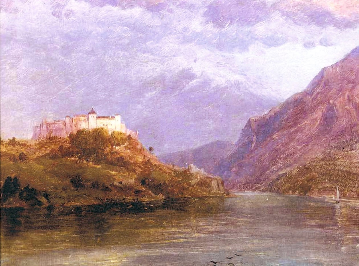 Salzburg slott, 1868-69 av Frederic Edwin Church