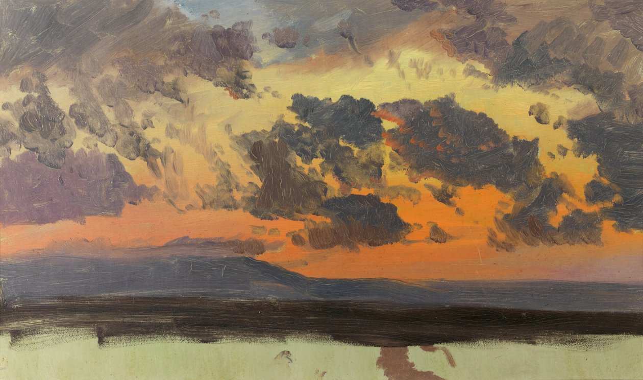 Himmel ved solnedgang, Jamaica, Vestindia av Frederic Edwin Church