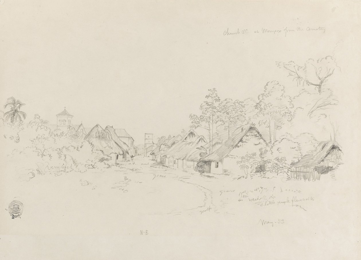 Gaten i Mompos, Colombia av Frederic Edwin Church