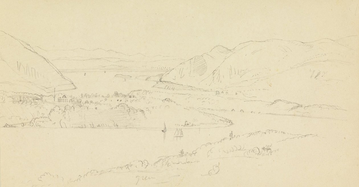Utsikt over West Point fra Castle Rock av Frederic Edwin Church