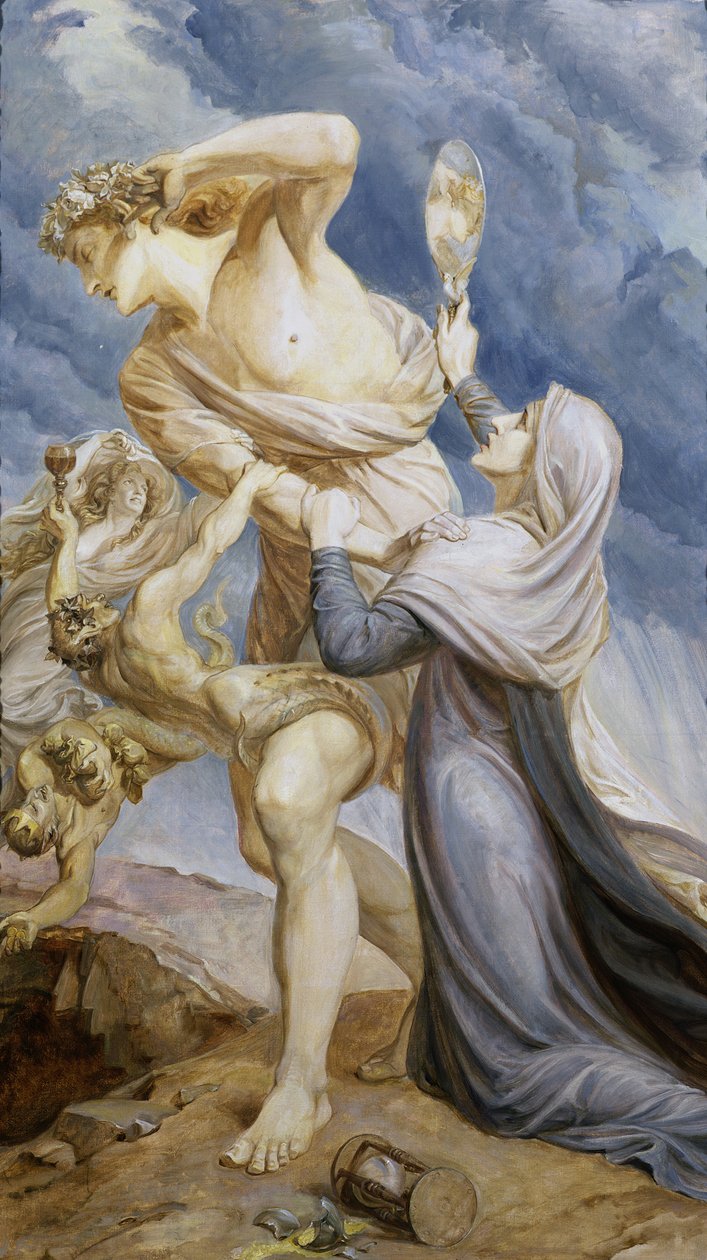Mennesket avviser appellen om samvittighet, 1910 av Frederic James Shields