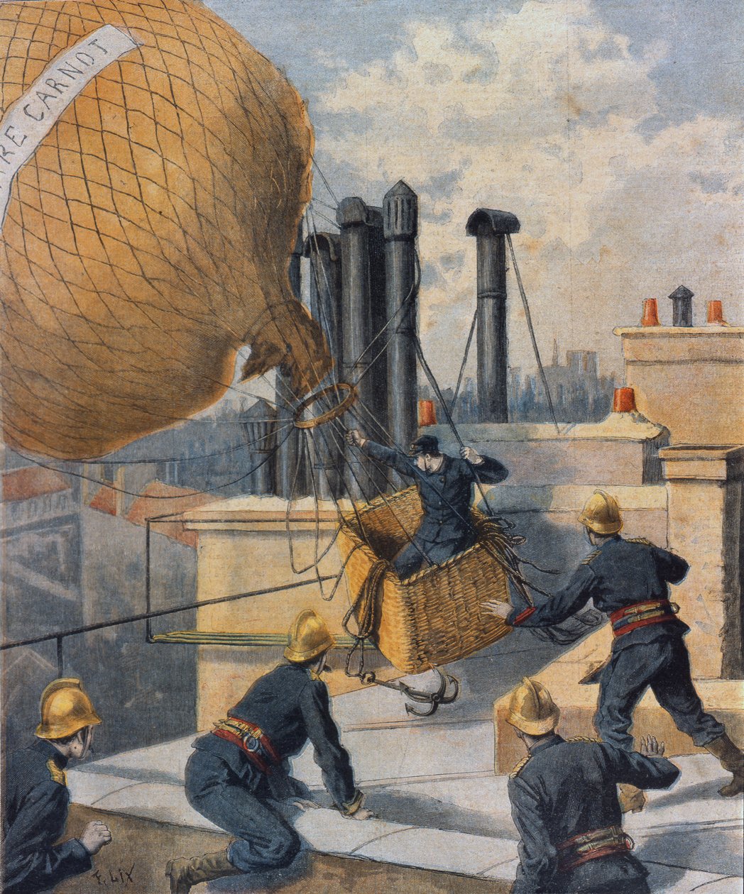 Brannmenn, 1894 av Frederic Theodore Lix