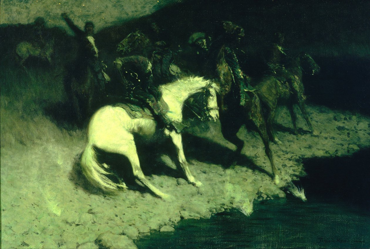 Fyret på av Frederic Remington