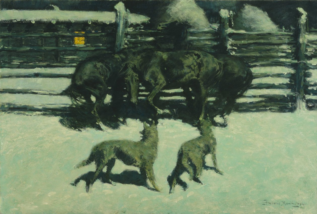 Oppfordringen om hjelp av Frederic Remington