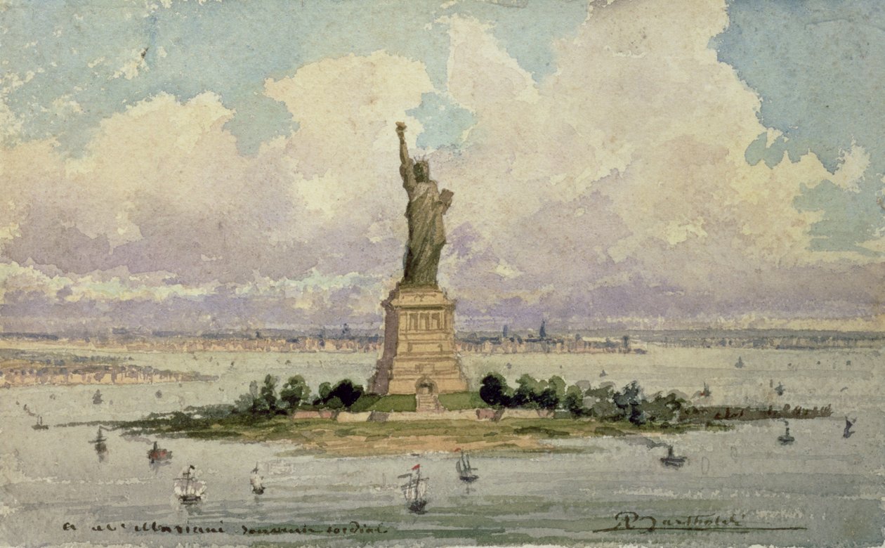 Frihetsgudinnen av Frederic Auguste Bartholdi