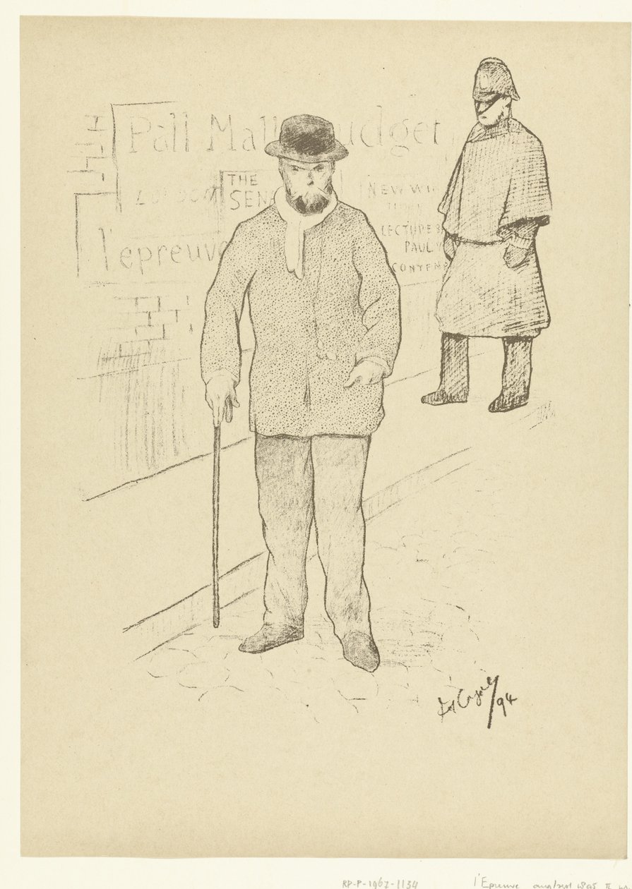 Portret van dichter Paul Verlaine i London Paul Verlaine i London The Trial (serietittel) av Frederic Auguste Cazals