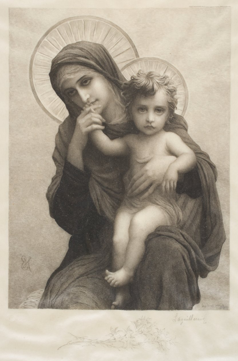 Madonna og barn av Frederic Auguste Laguillermie