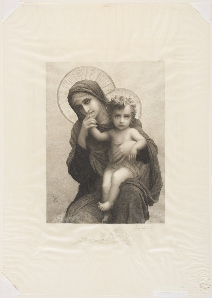 Madonna og barn av Frederic Auguste Laguillermie