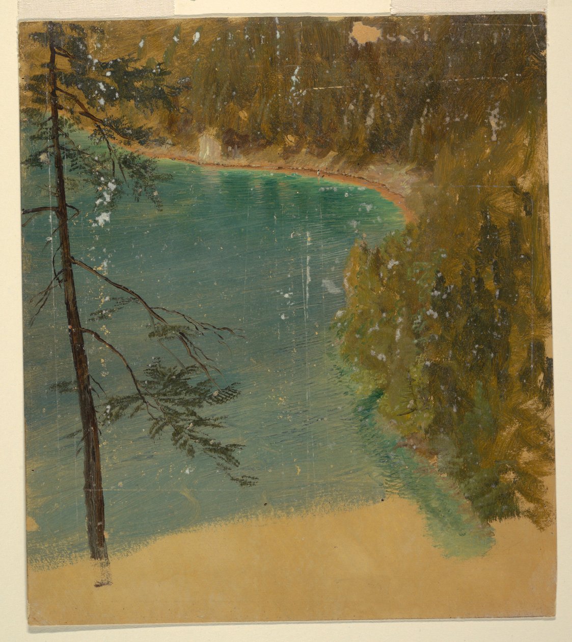 Alpine Lake (Bayern eller Sveits) av Frederic Edwin Church