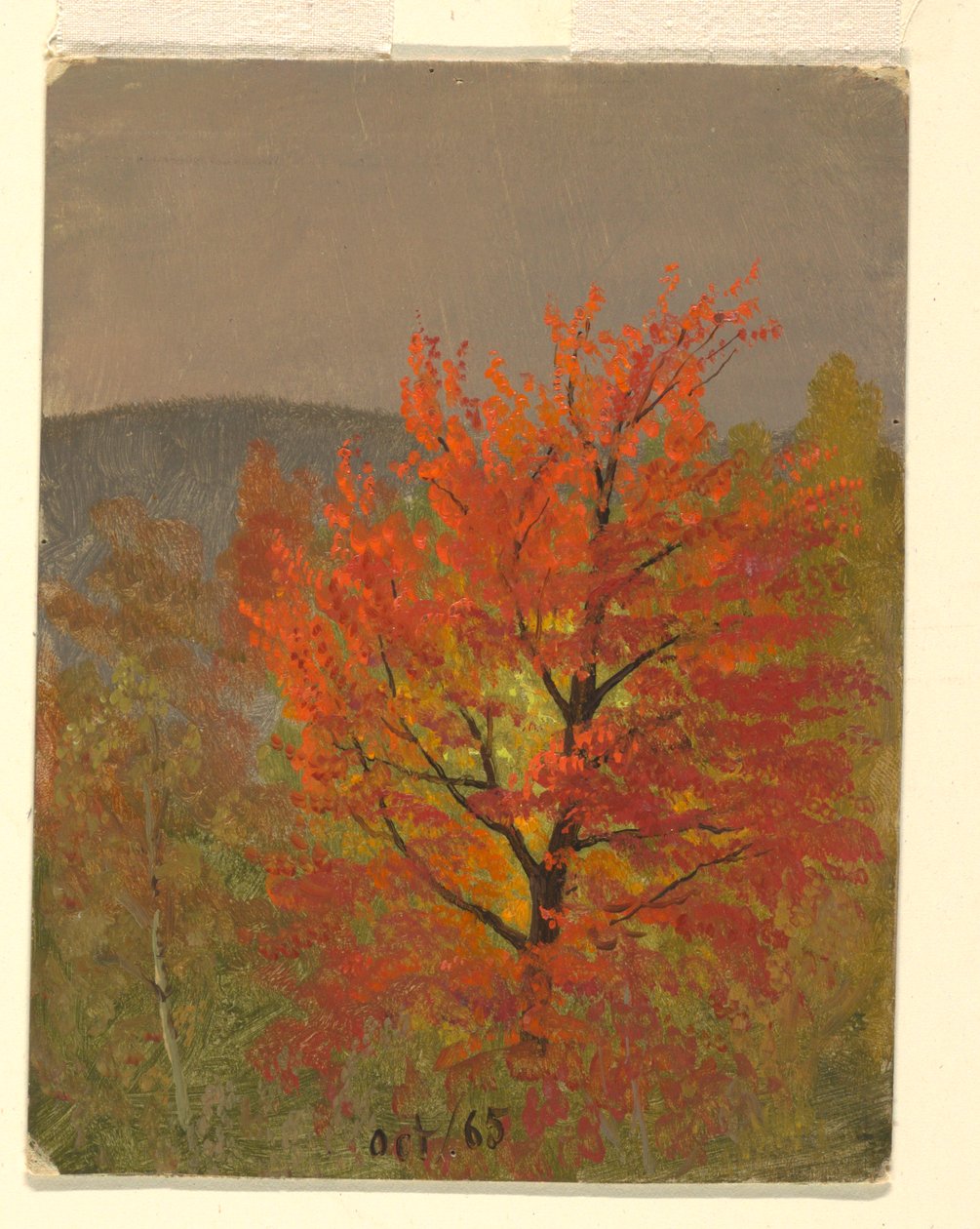 Høstlandskap, Vermont av Frederic Edwin Church