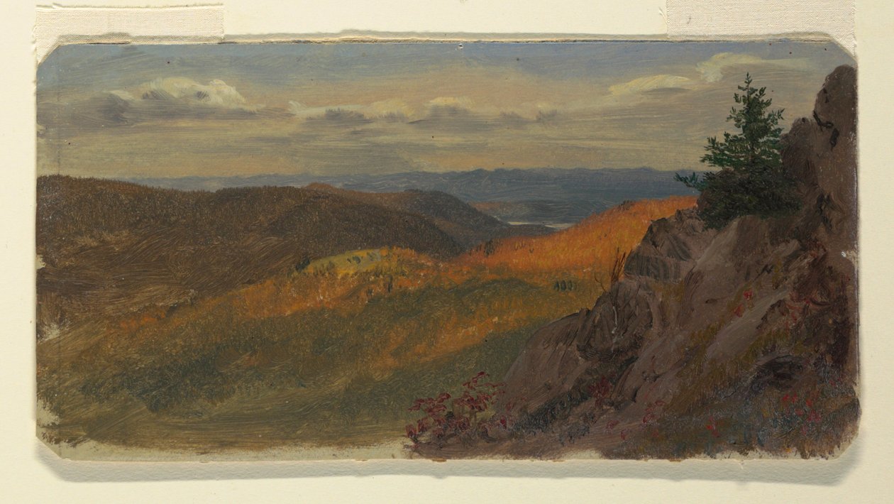 Høstlandskap i New England av Frederic Edwin Church