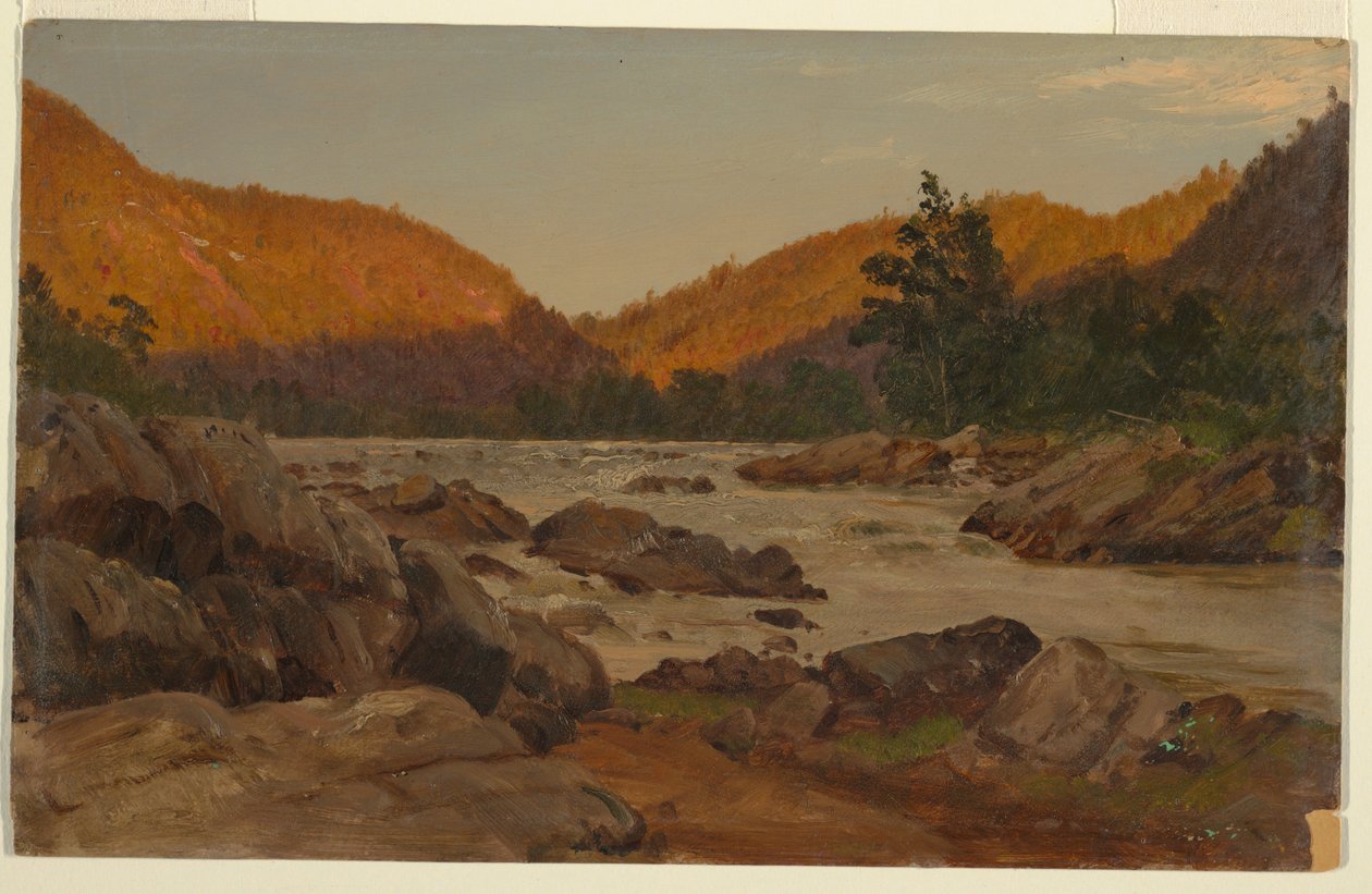 Høstlandskap i North Carolina av Frederic Edwin Church