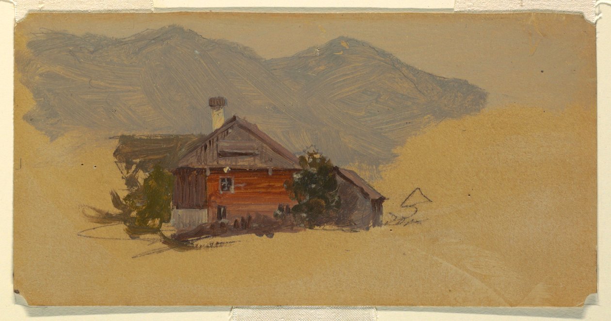 Berchtesgaden, bondehus av Frederic Edwin Church