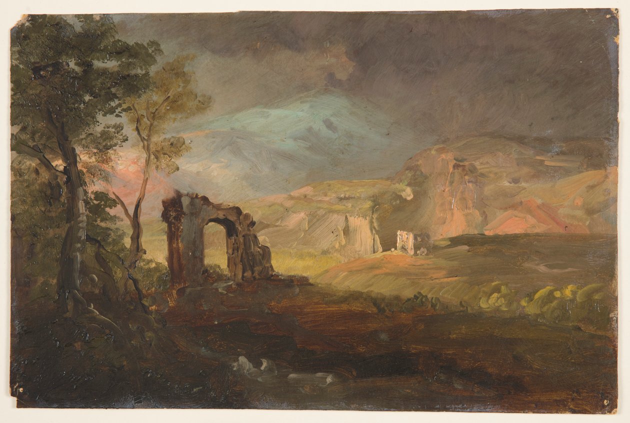 Campagna Fantasy av Frederic Edwin Church