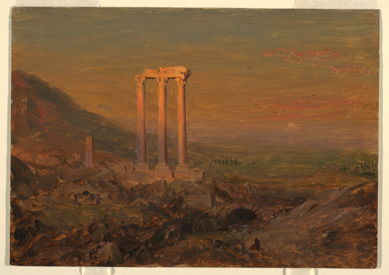 Klassiske ruiner, Syria av Frederic Edwin Church