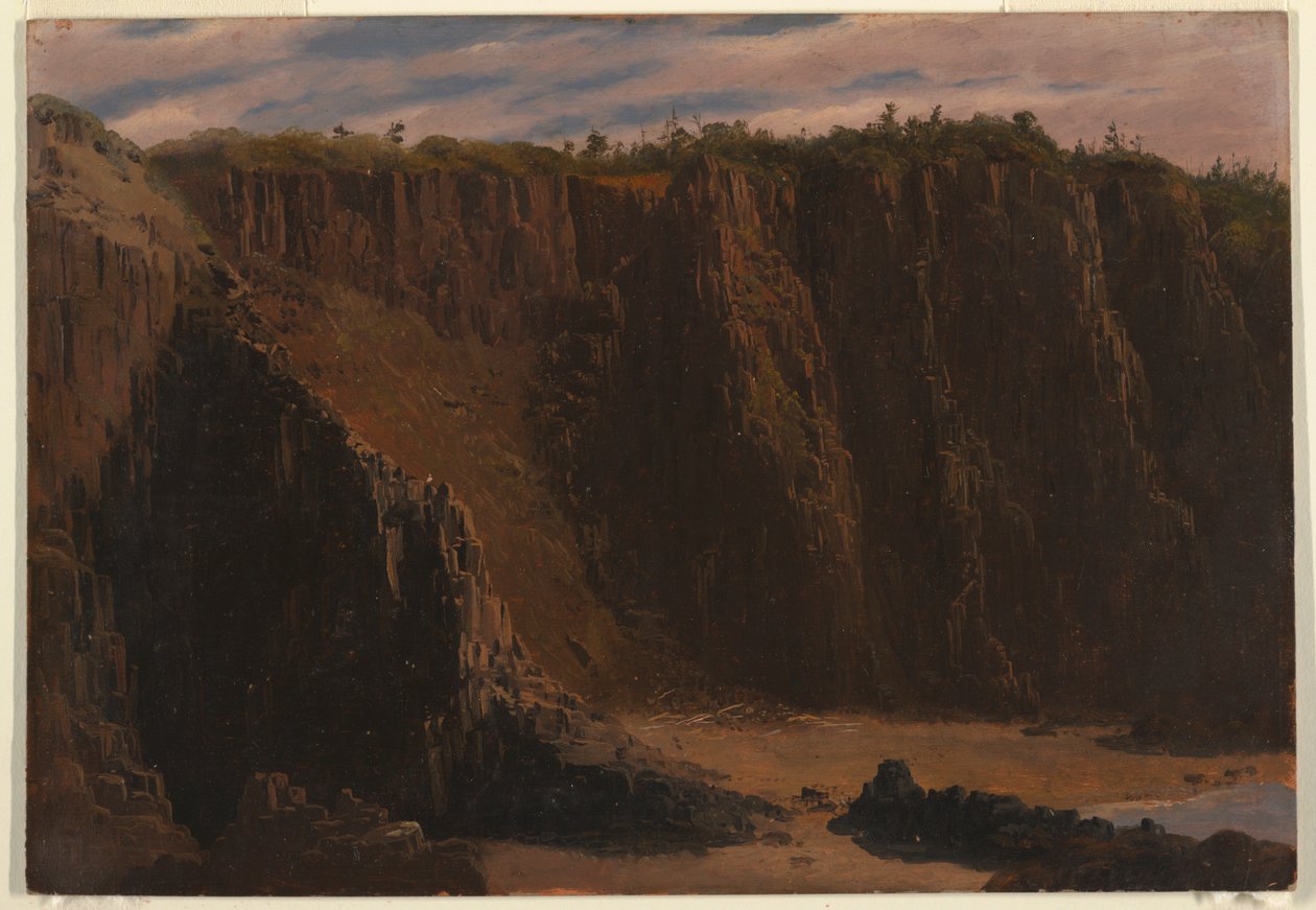 Klipper ved Grand Manan av Frederic Edwin Church
