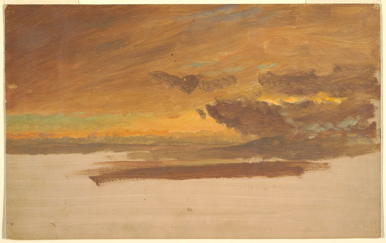 Skystudie av Frederic Edwin Church