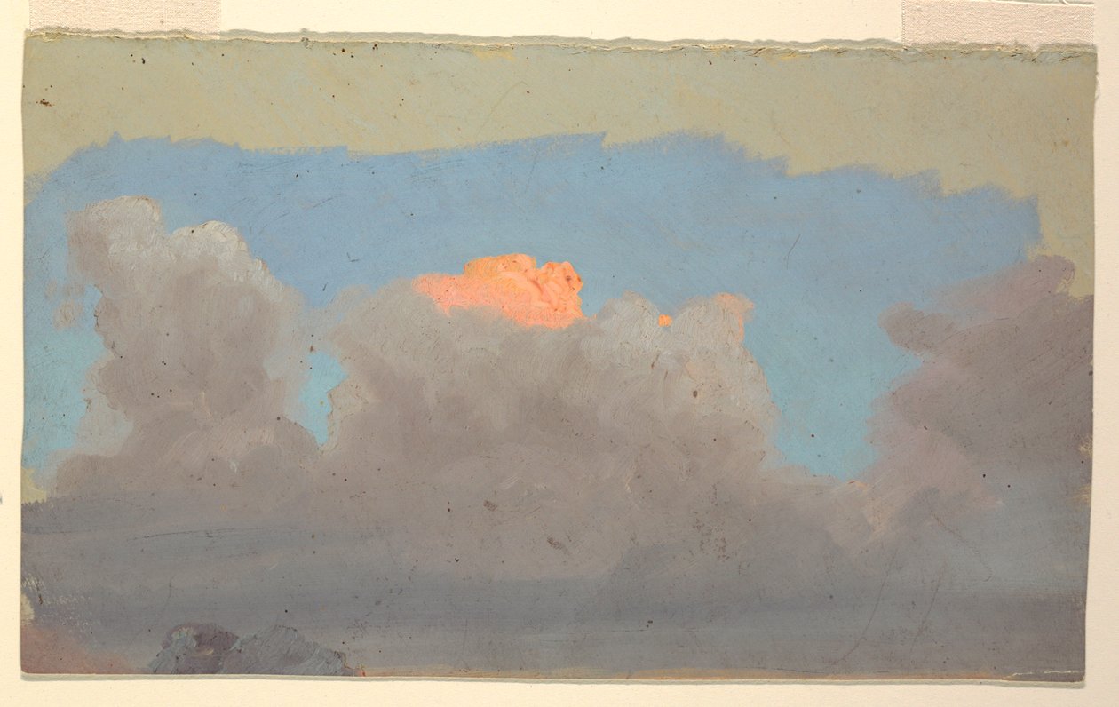 Skystudie av Frederic Edwin Church
