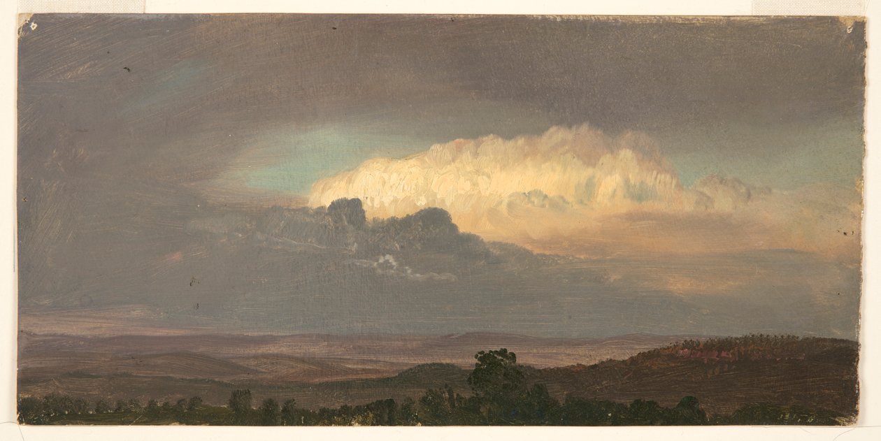 Skyer over Hills, Jamaica av Frederic Edwin Church