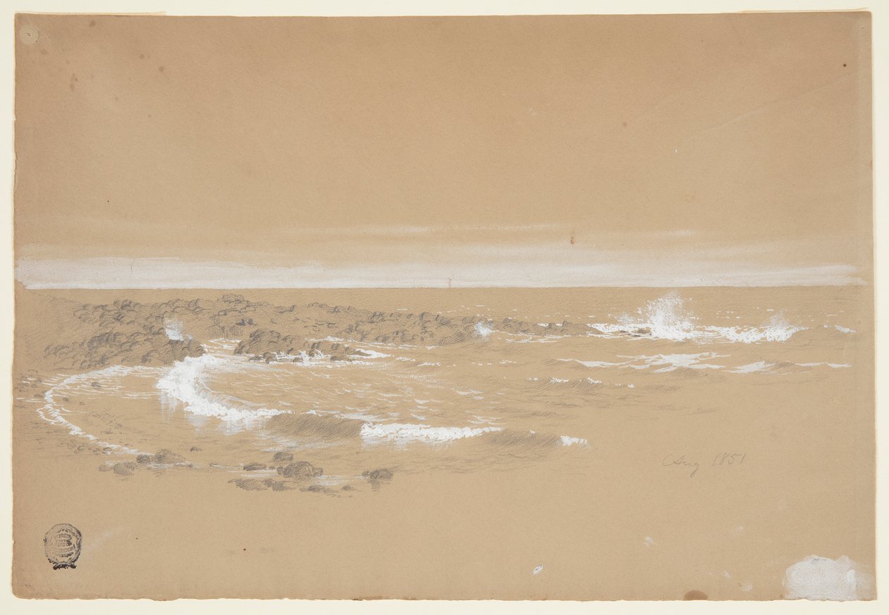 Kystlinje, Grand Manan, Canada av Frederic Edwin Church