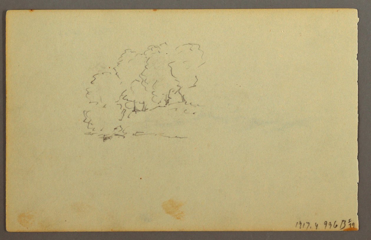 Tegning, Skyer, 1844 av Frederic Edwin Church