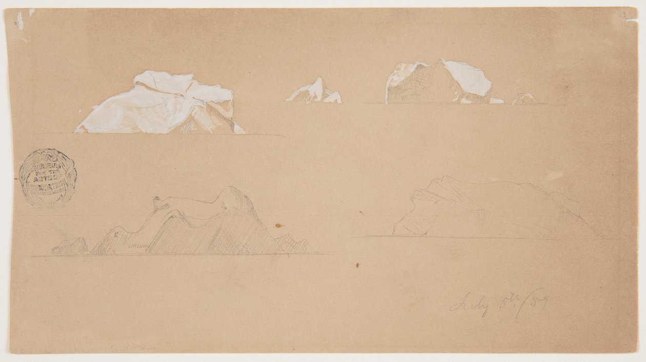 Flytende isfjell av Frederic Edwin Church