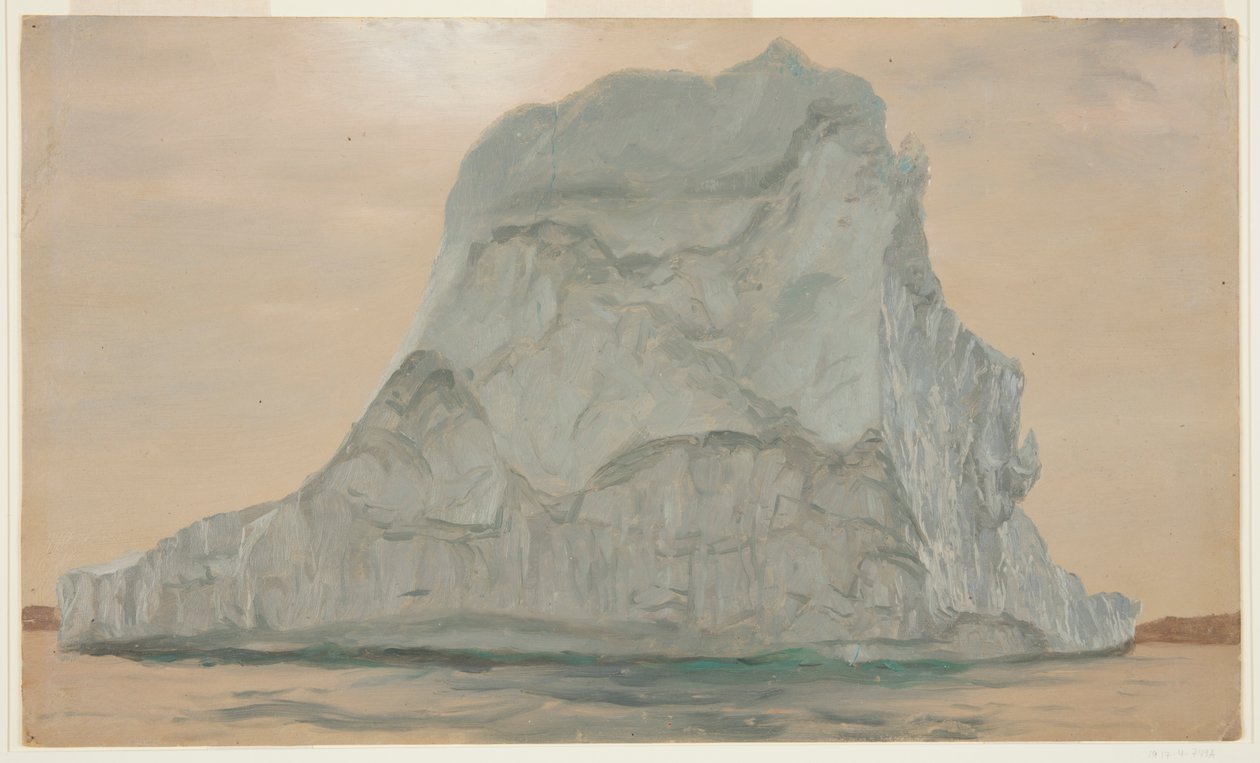 Grå isfjell av Frederic Edwin Church