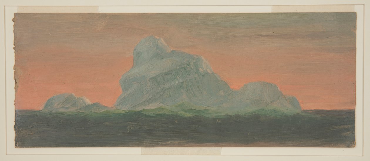 Isfjell mot kveldshimmel av Frederic Edwin Church