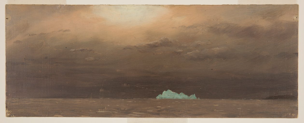 Isfjell, Battle Harbour, Labrador av Frederic Edwin Church