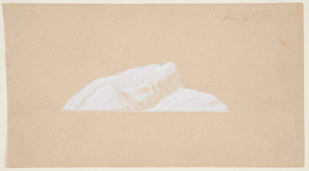 Isfjell, Newfoundland av Frederic Edwin Church