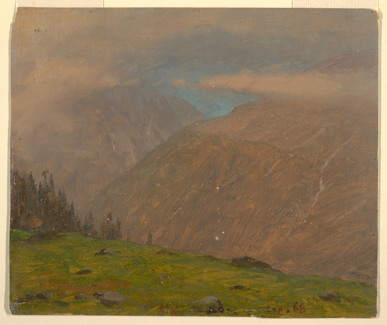 italienske alper av Frederic Edwin Church