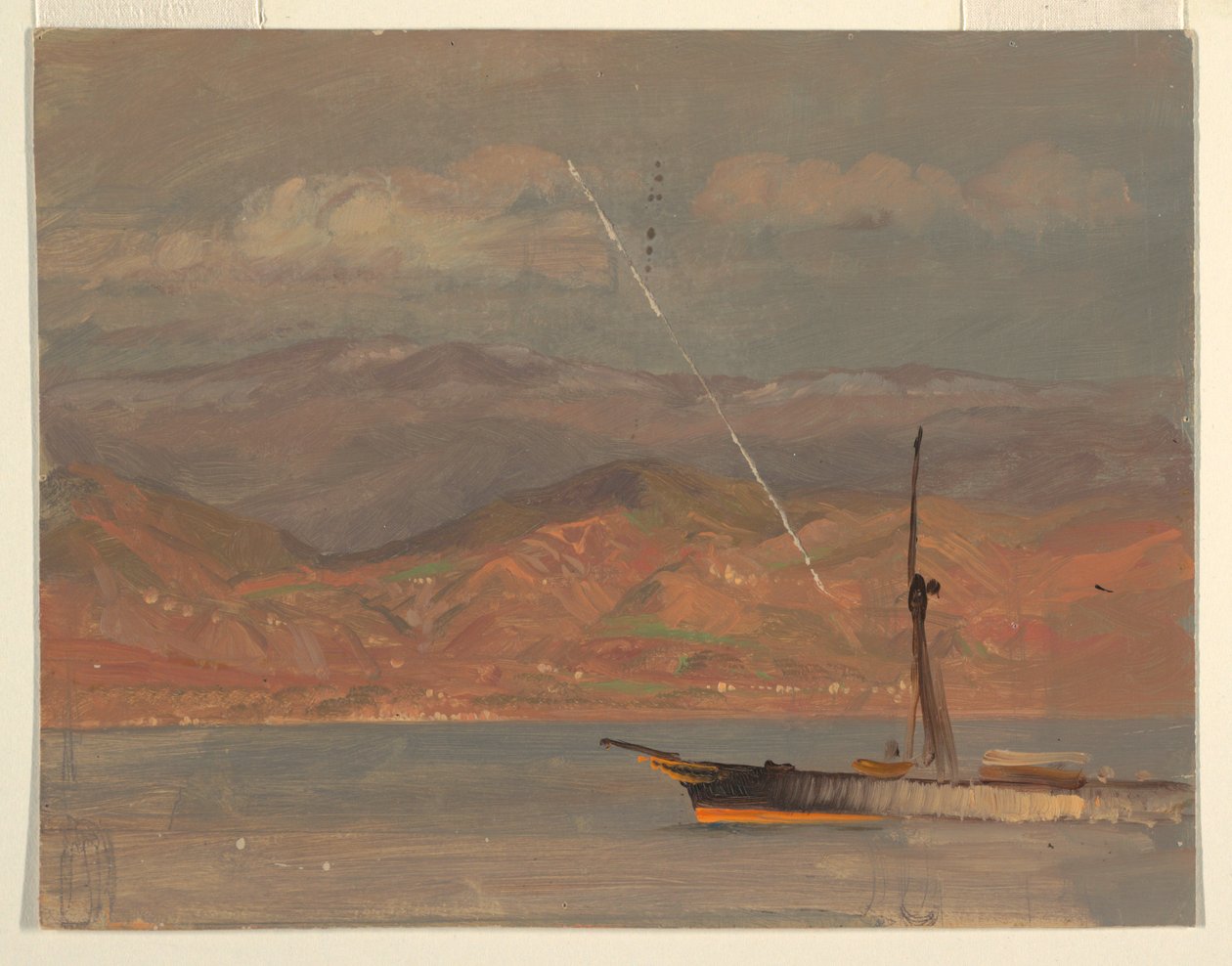Italienske kyst, utenfor Messinastredet av Frederic Edwin Church
