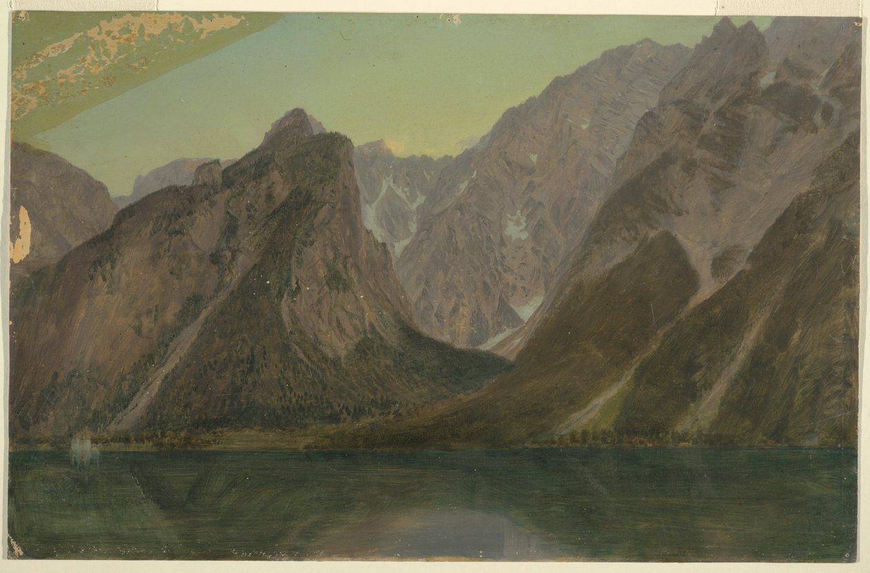 Koenigssee, i Berchtesgaden, Bayern av Frederic Edwin Church