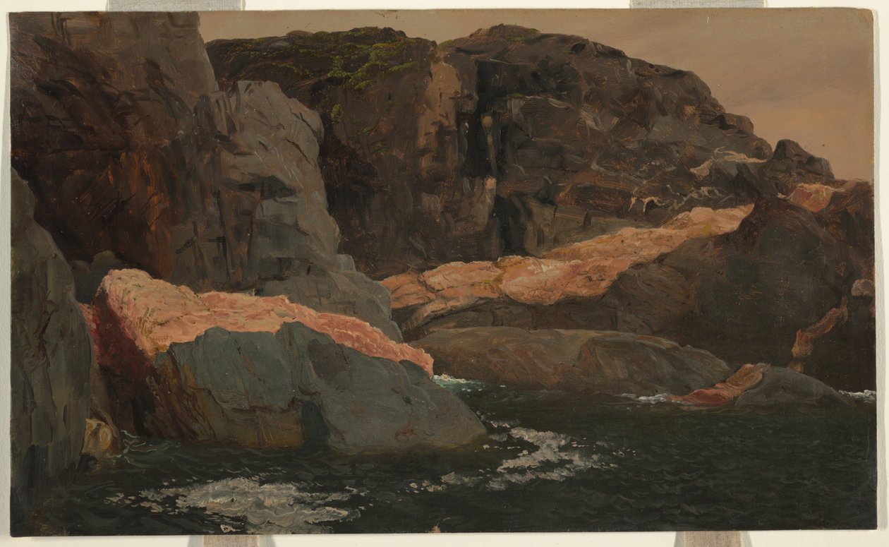 Labrador, Big Island, Battle Harbor av Frederic Edwin Church